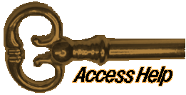 An old key, labelled with 'Access Help'